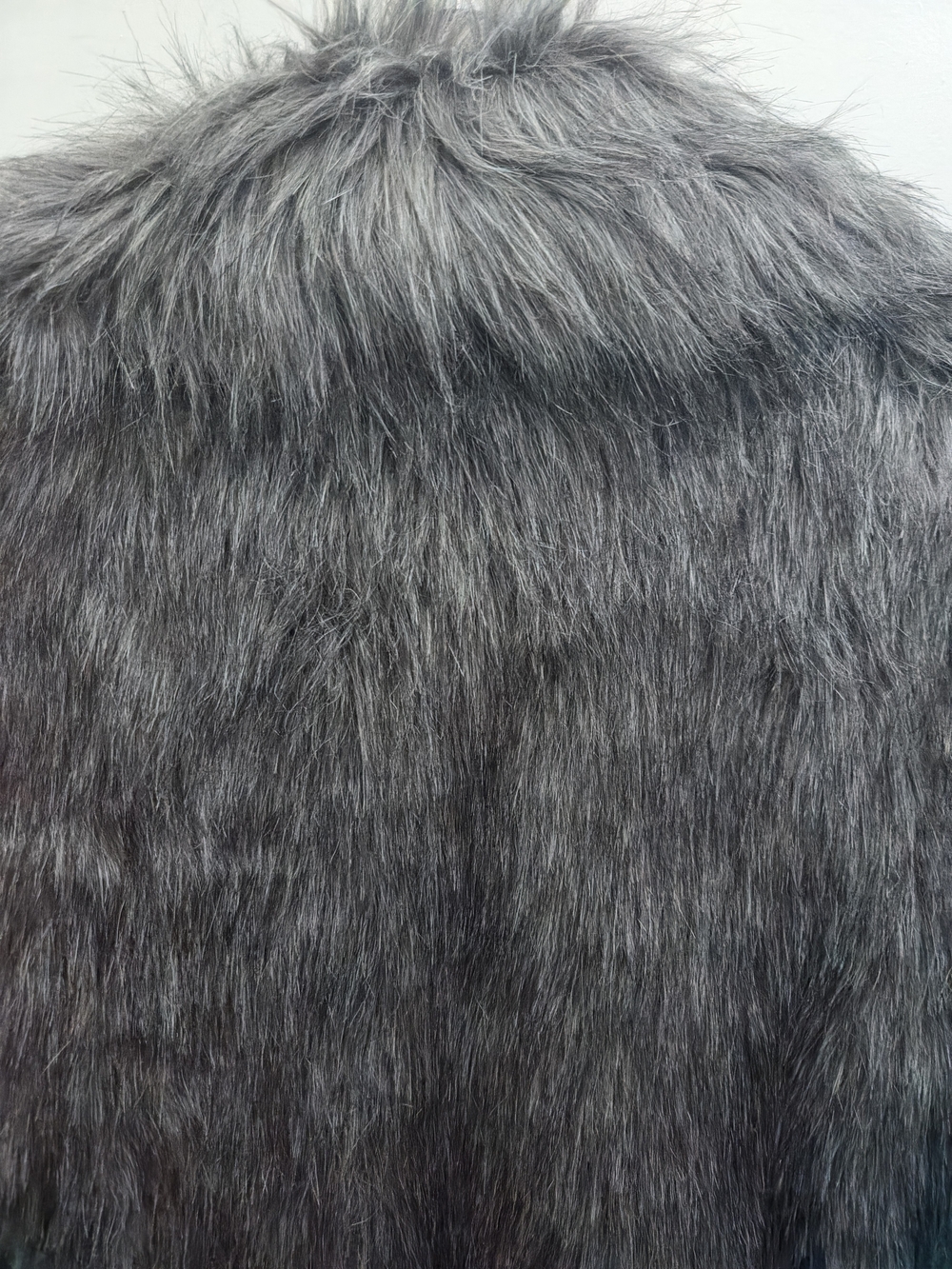 Fashion Nova Gray Faux Fur Teddy Coat - Picture 8 of 8